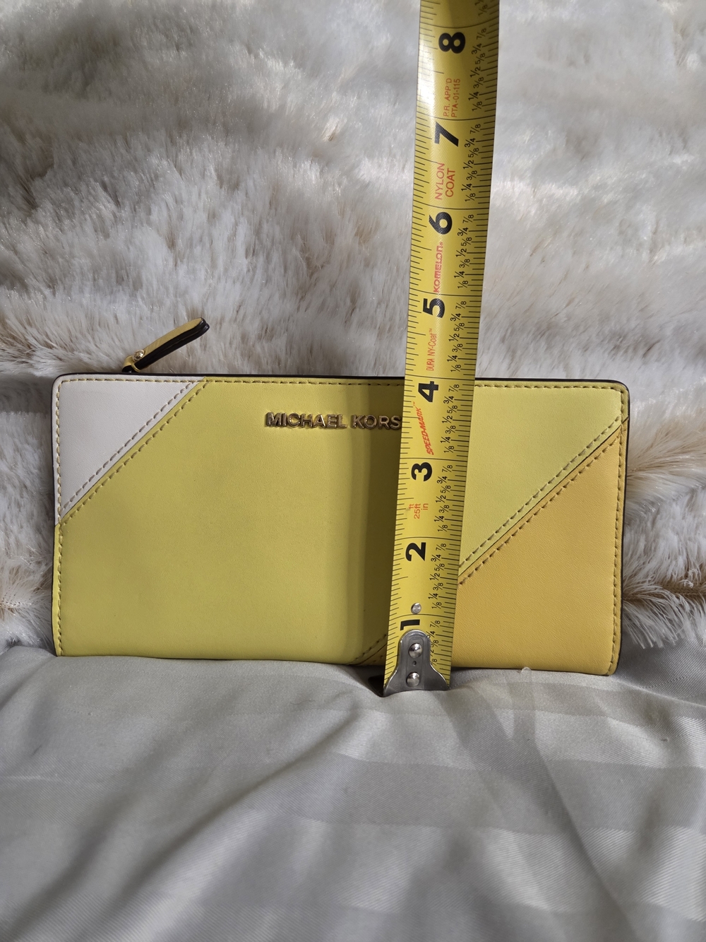 Michael Kors Adele Tri-Color Leather Slim Wallet - Picture 15 of 15